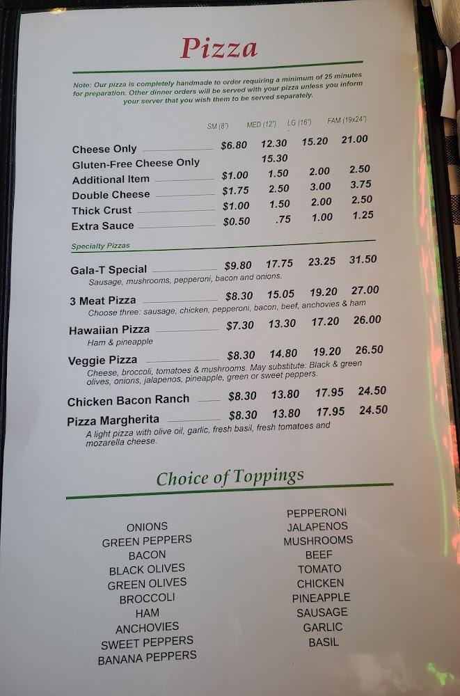 Galati's Pizza - Gala-T-Inn Menu image 3