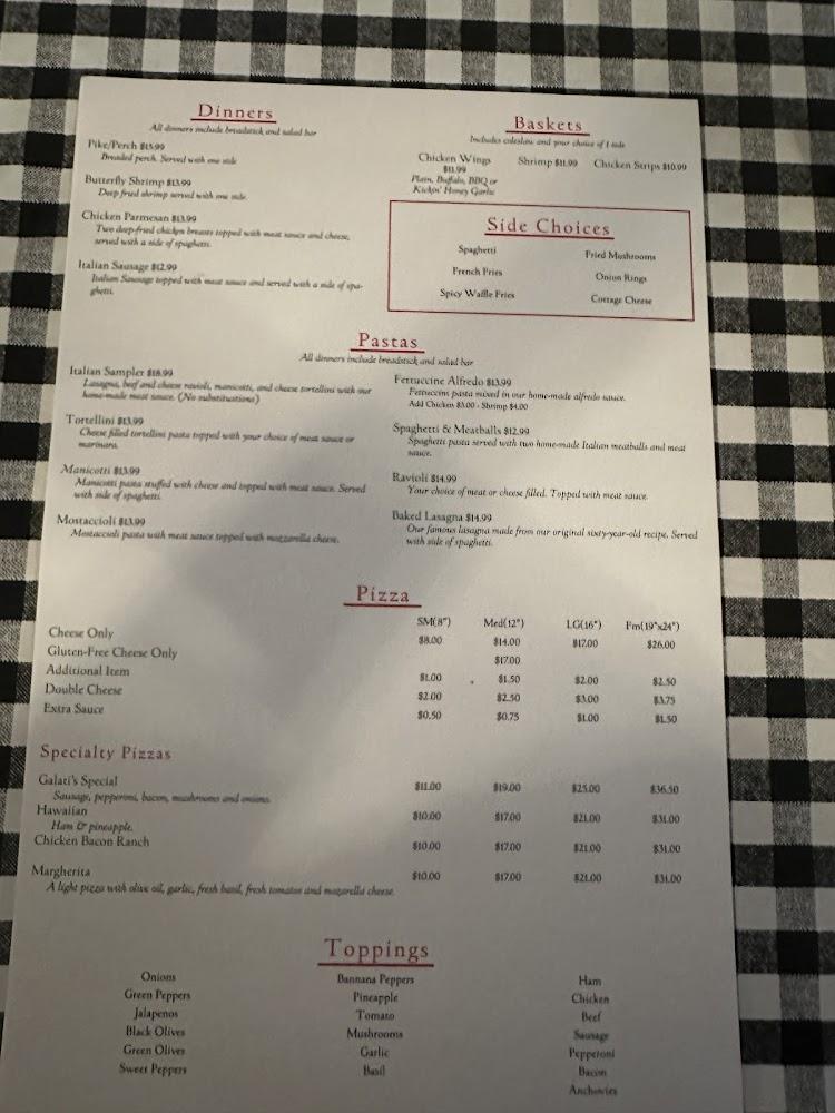 Galati's Pizza - Gala-T-Inn Menu image 4